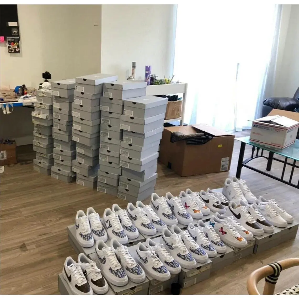 Nike shoes Air Force - Purple 40