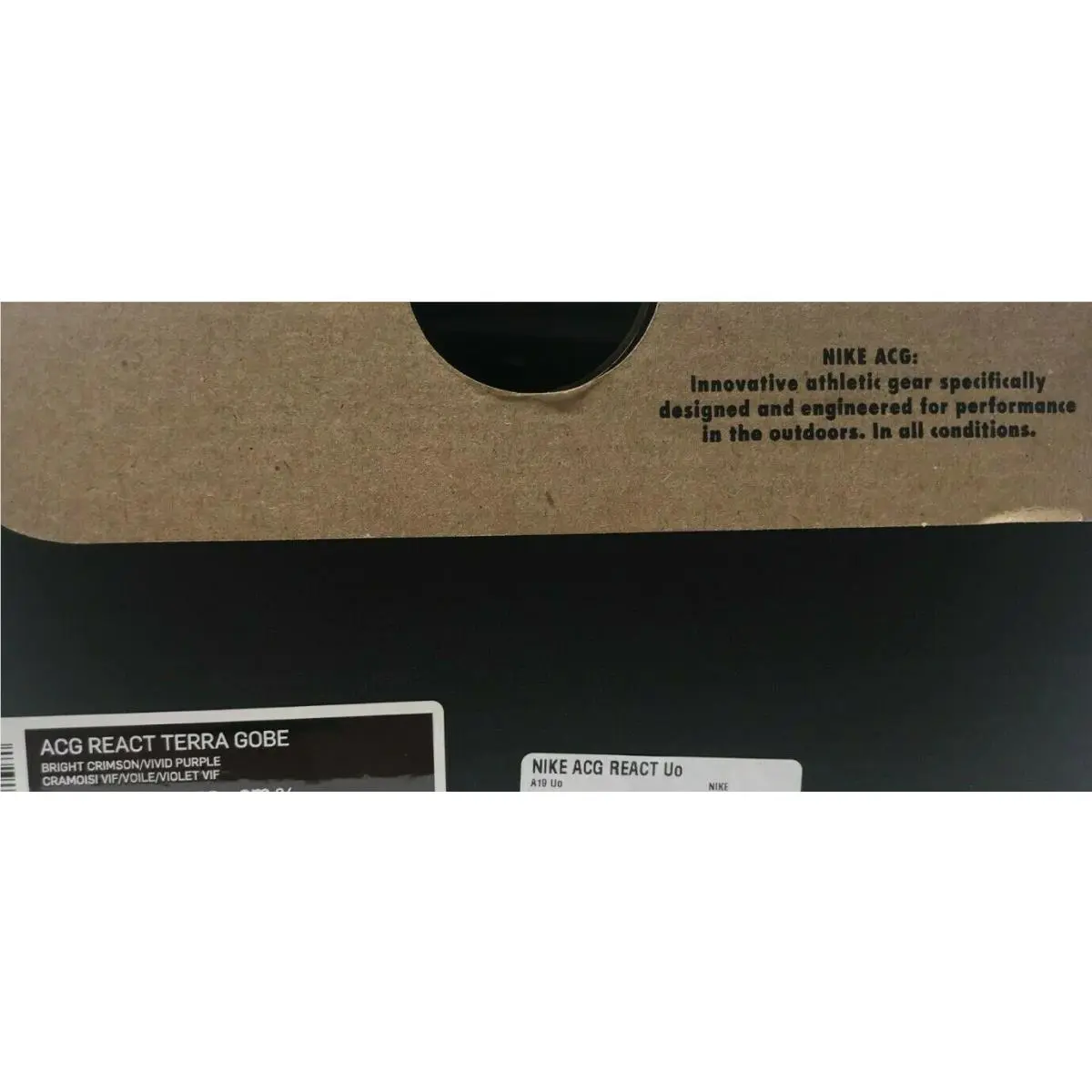 Nike shoes - ACG react Terra Gobe - ACG react Terra Gobe - Black/Crimson 8
