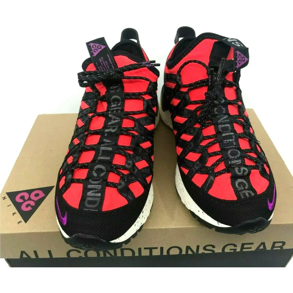 Nike shoes - ACG react Terra Gobe - ACG react Terra Gobe - Black/Crimson 0