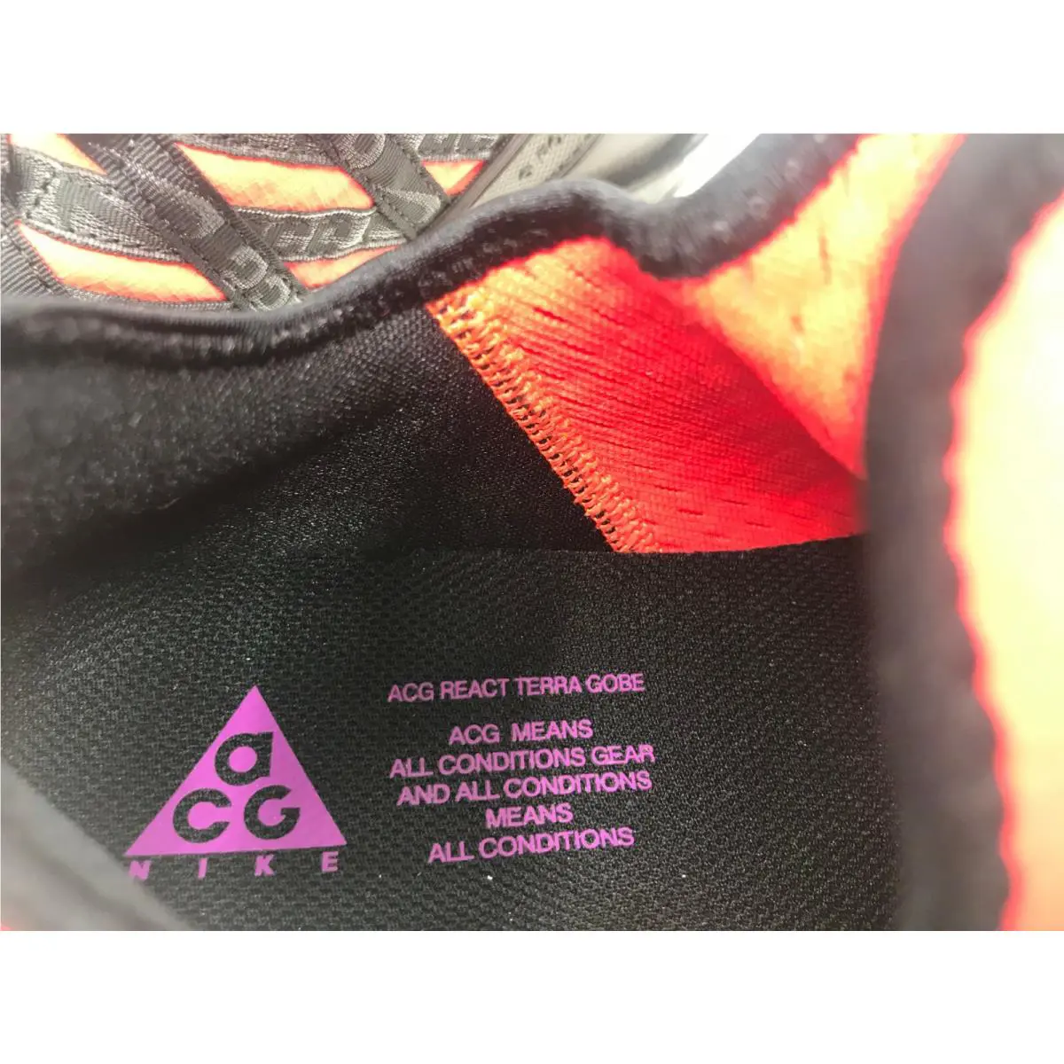 Nike shoes - ACG react Terra Gobe - ACG react Terra Gobe - Black/Crimson 22
