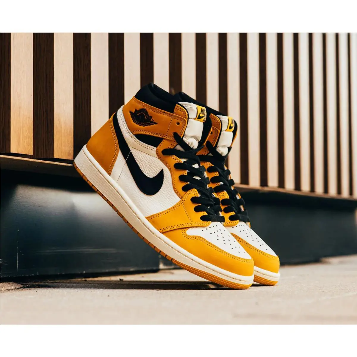 Nike shoes - Jordan 1 Retro High - Retro High - DZ5485-701 - Yellow Ochre/Black/Sail 10