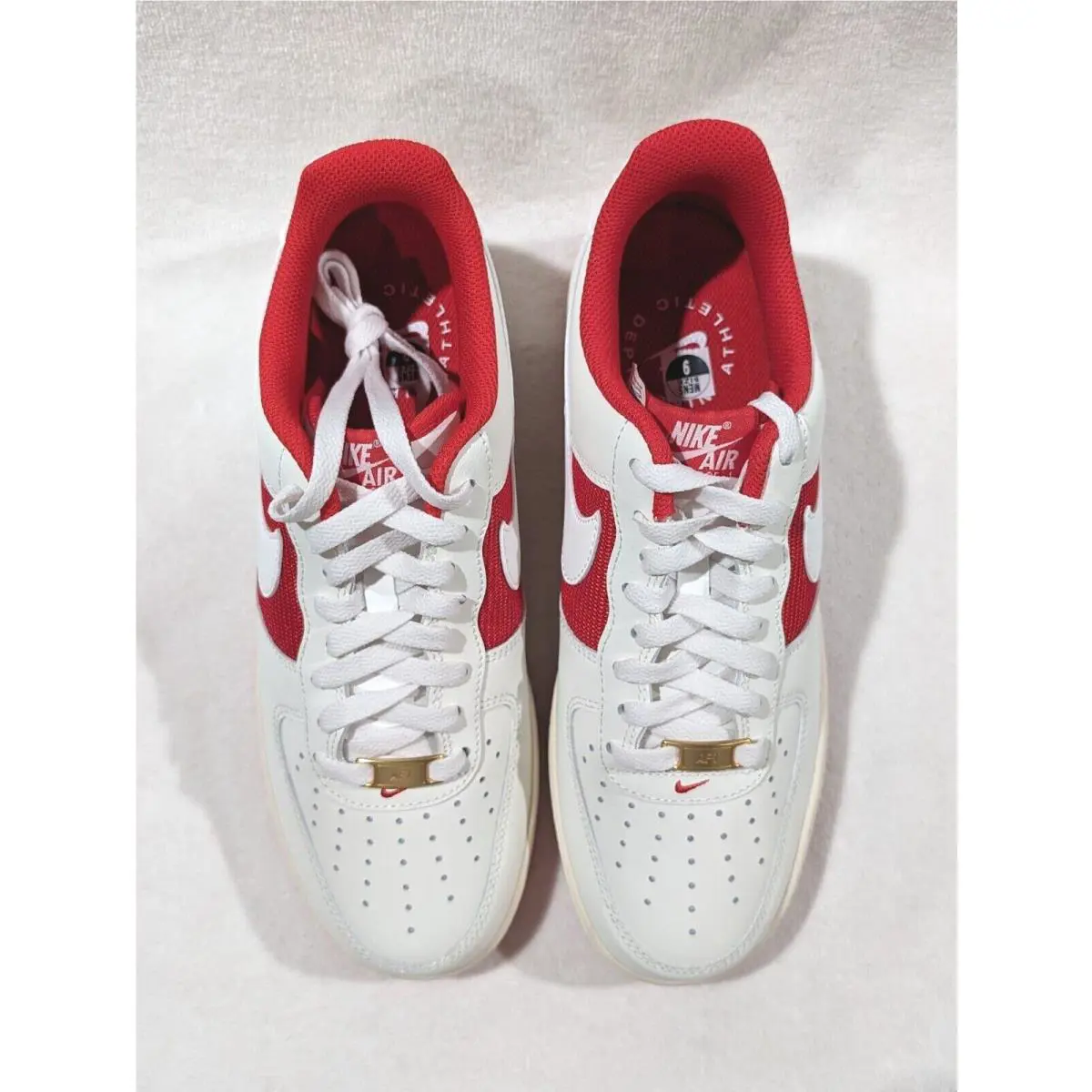 Nike shoes - Nike Air Force 1 `07 - FN7439-133 - Sail/University Red 1