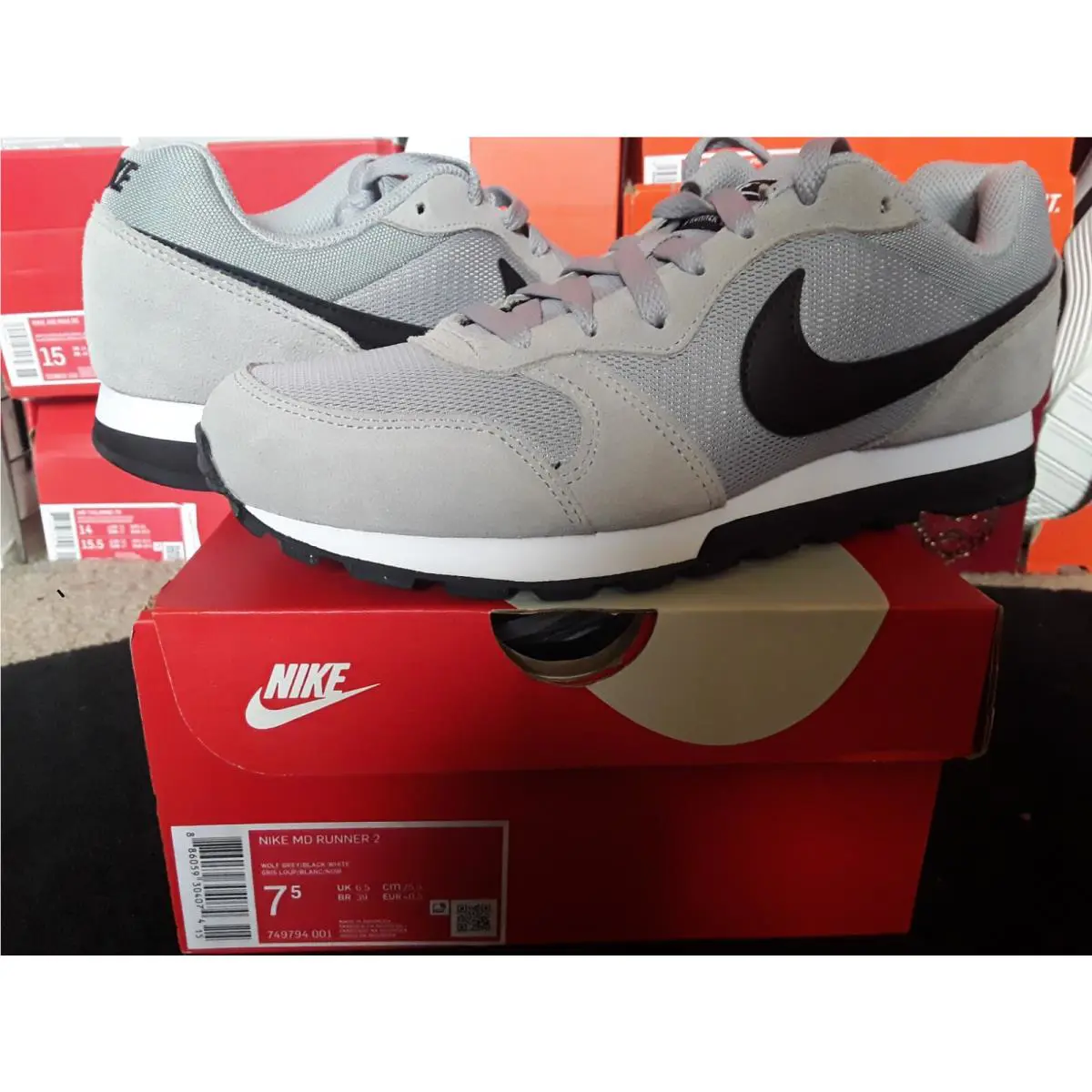 Nike shoes - Nike MD Runner 2 - Runner - 749794 001 - Gray 0