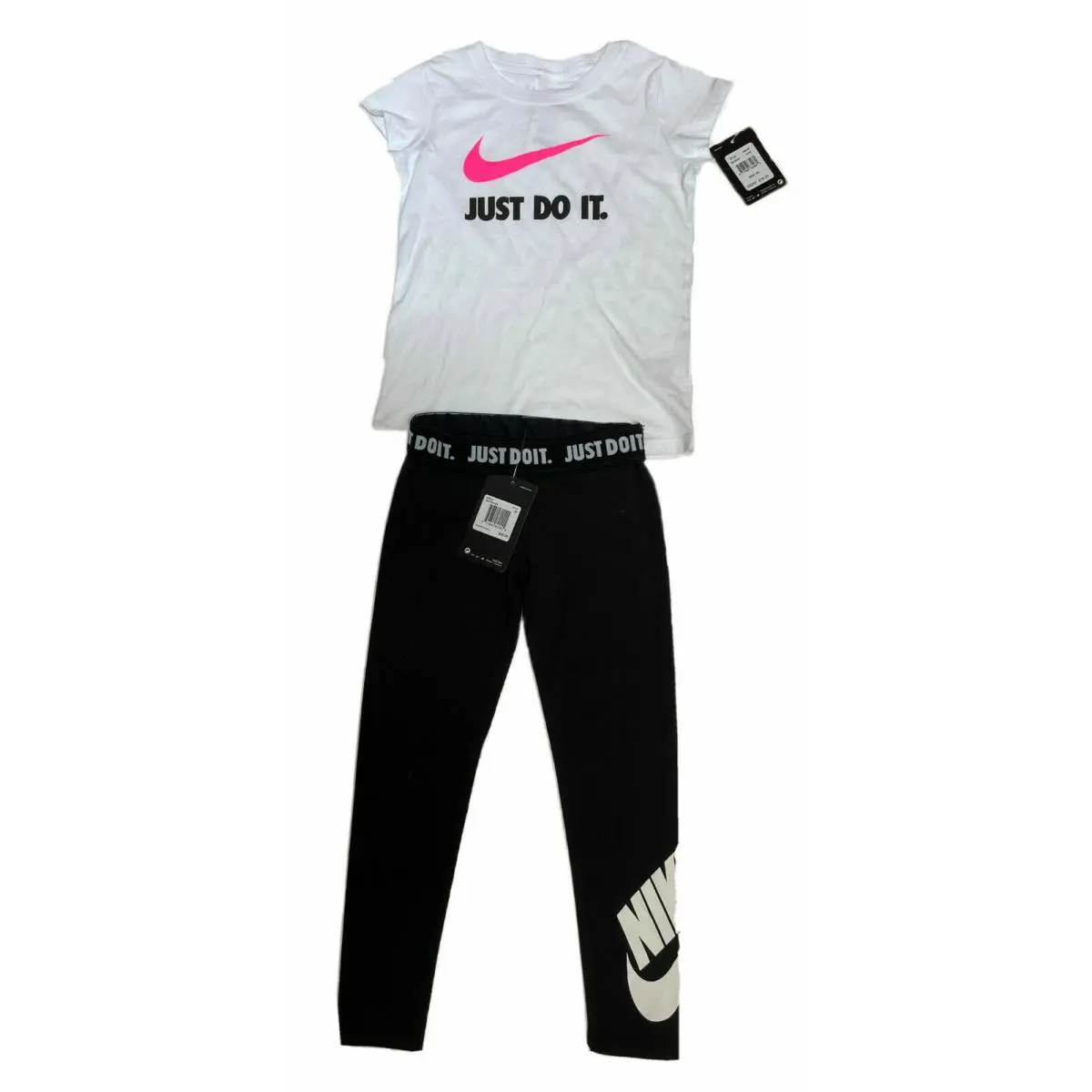 or Dri-fit Top/tank Leggings 2 Piece Outfit Sizes 4 5 6 6X by Nike