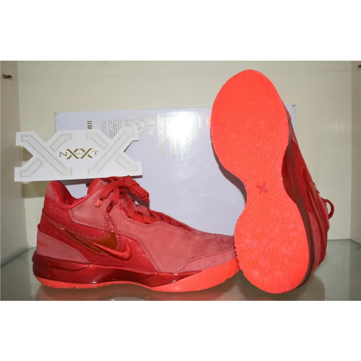 Nike shoes - Nike Lebron NXXT Gen AMPD - FJ1566 600 - Red 0