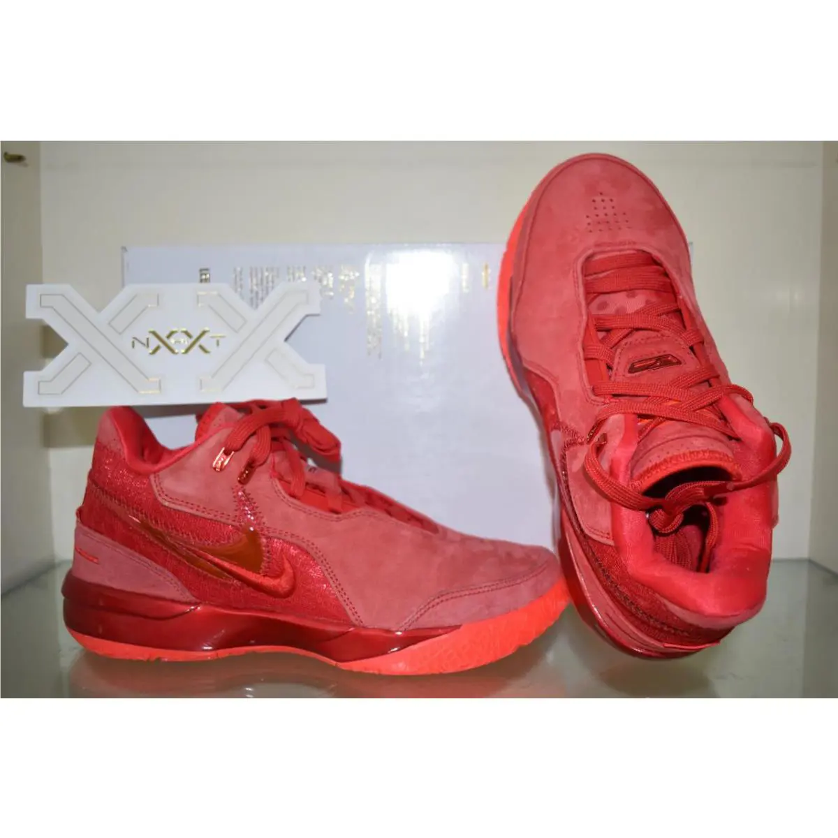 Nike shoes - Nike Lebron NXXT Gen AMPD - FJ1566 600 - Red 2