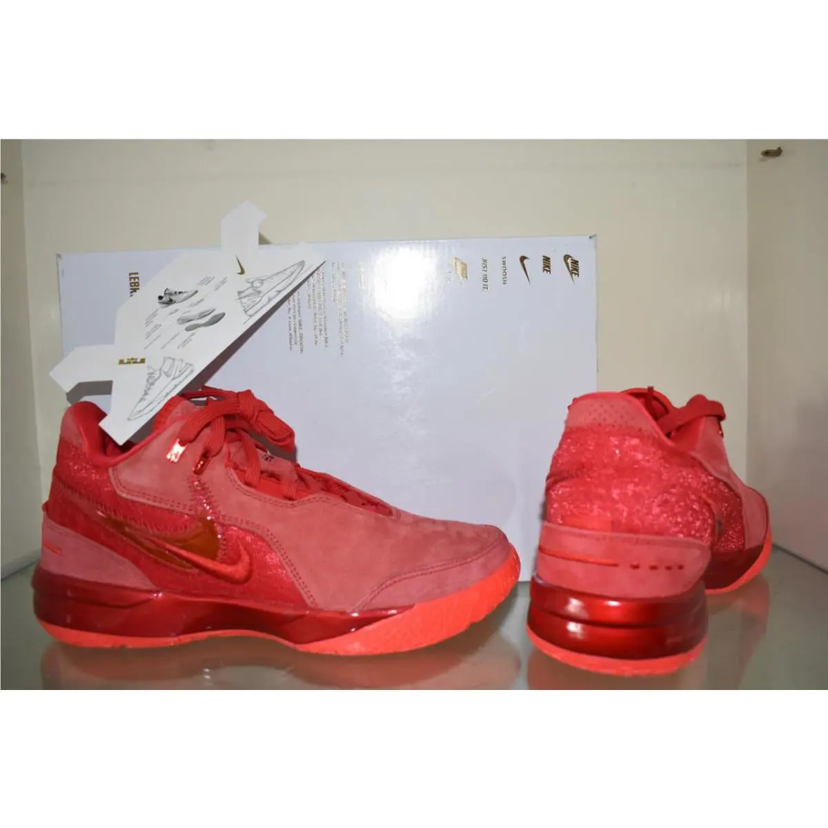 Nike shoes - Nike Lebron NXXT Gen AMPD - FJ1566 600 - Red 4