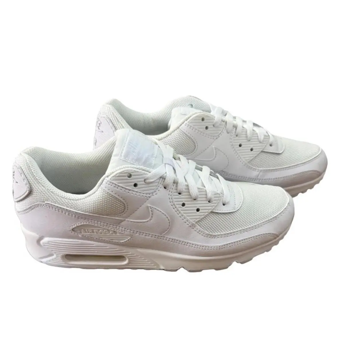 Nike shoes - Nike Air Max 90 - Air Max - CN8490-100 - White/White-White-Wolf Grey 6