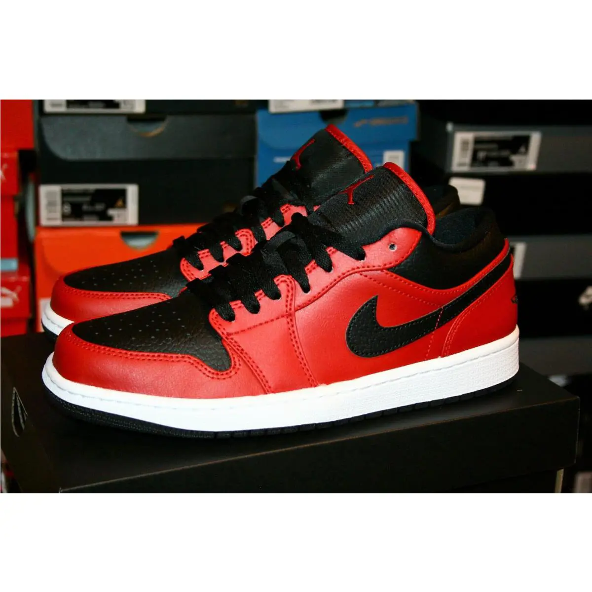 Nike shoes - Nike Air Jordan 1 - Air - 553558 605 - Red 0