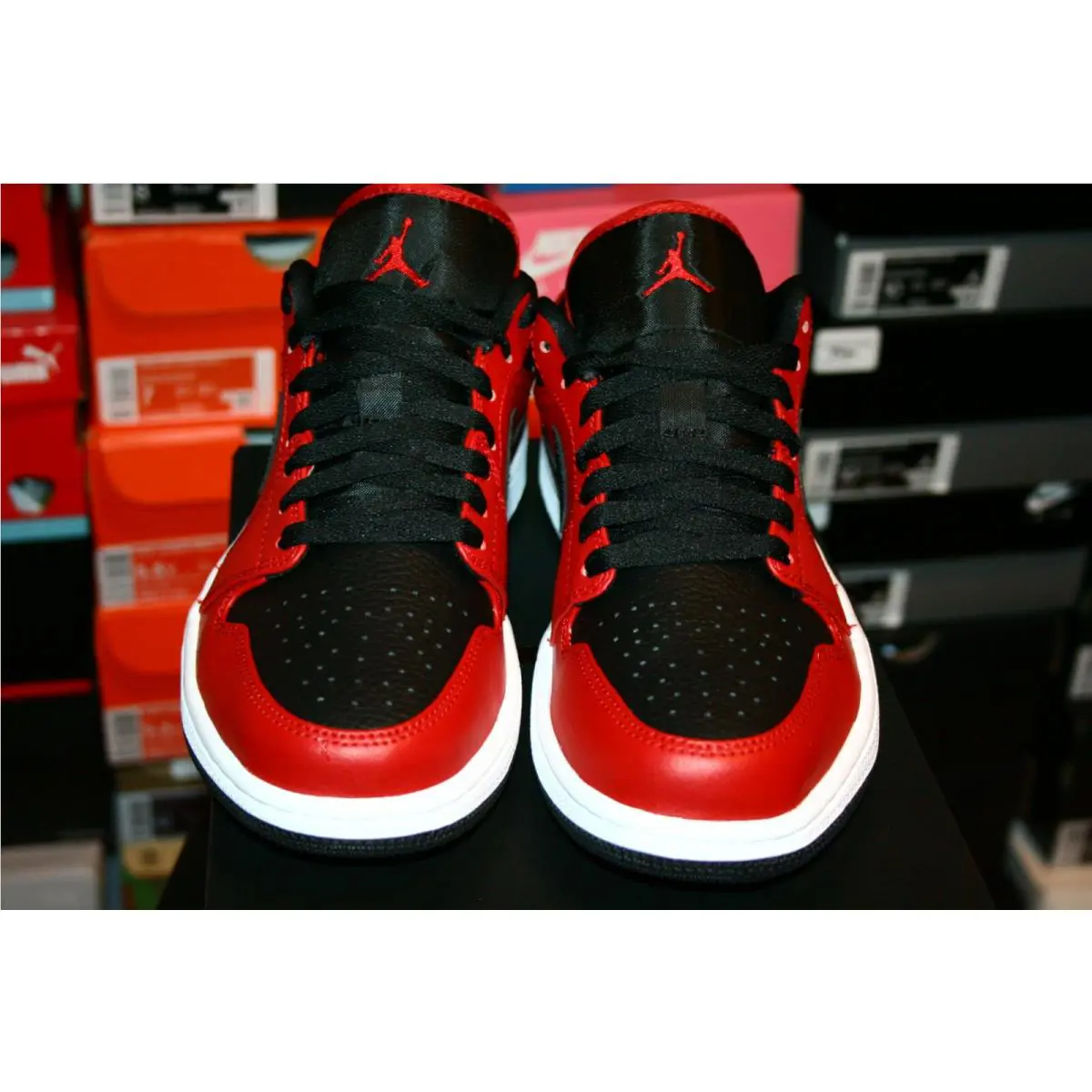 Nike shoes - Nike Air Jordan 1 - Air - 553558 605 - Red 1
