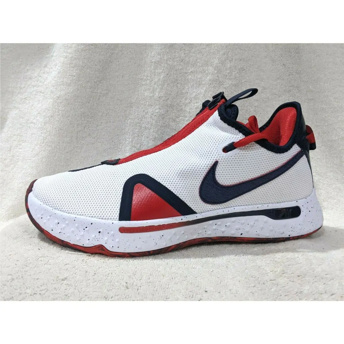 Nike shoes - Nike PG 4 - CD5079-101 - White/Obsidian/Red 5
