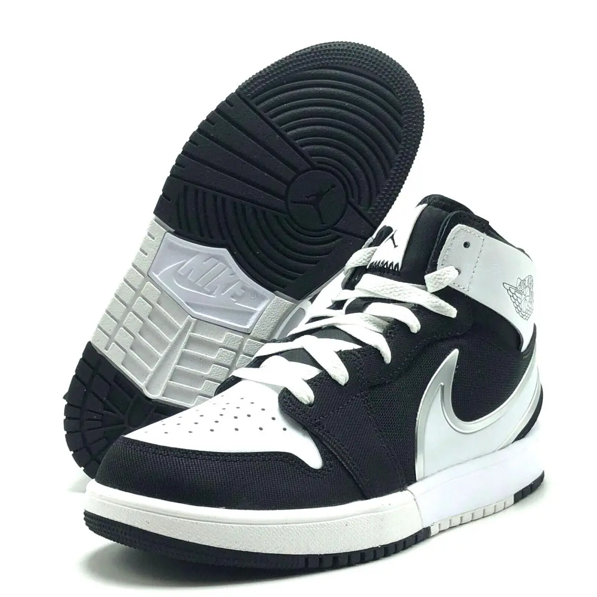 Nike shoes - Jordan Air 1 Mid GS - Black 4