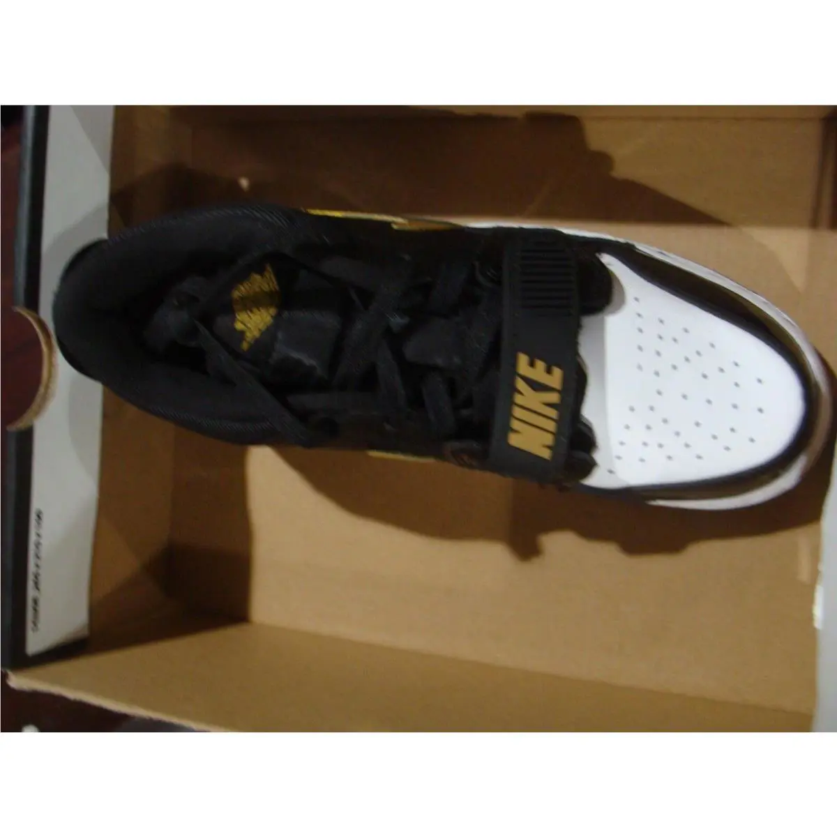 Nike shoes - BLACK/METALLIC GOLDWHITE 0