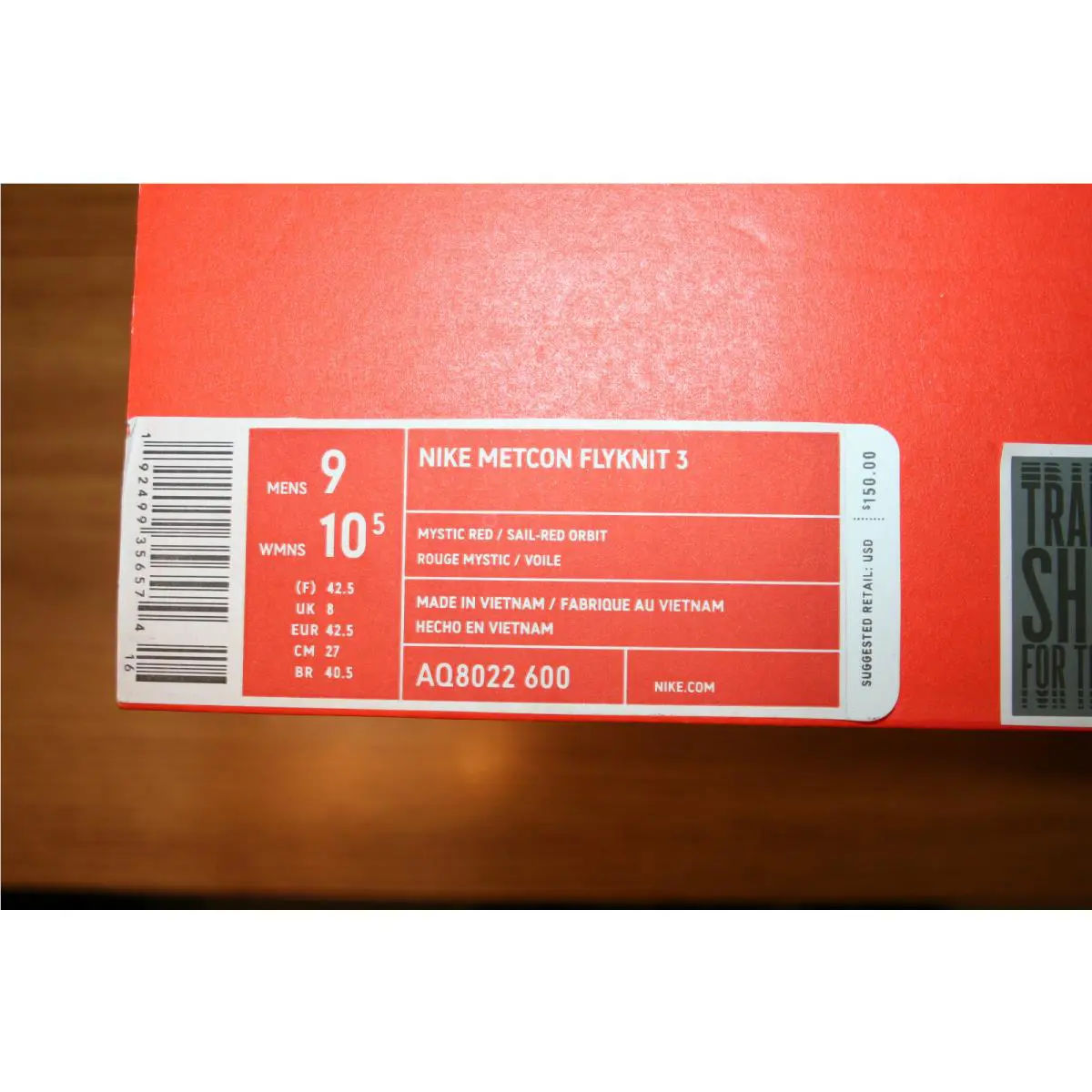 Nike shoes - Nike Metcon - Metcon - AQ8022600 - Red 6