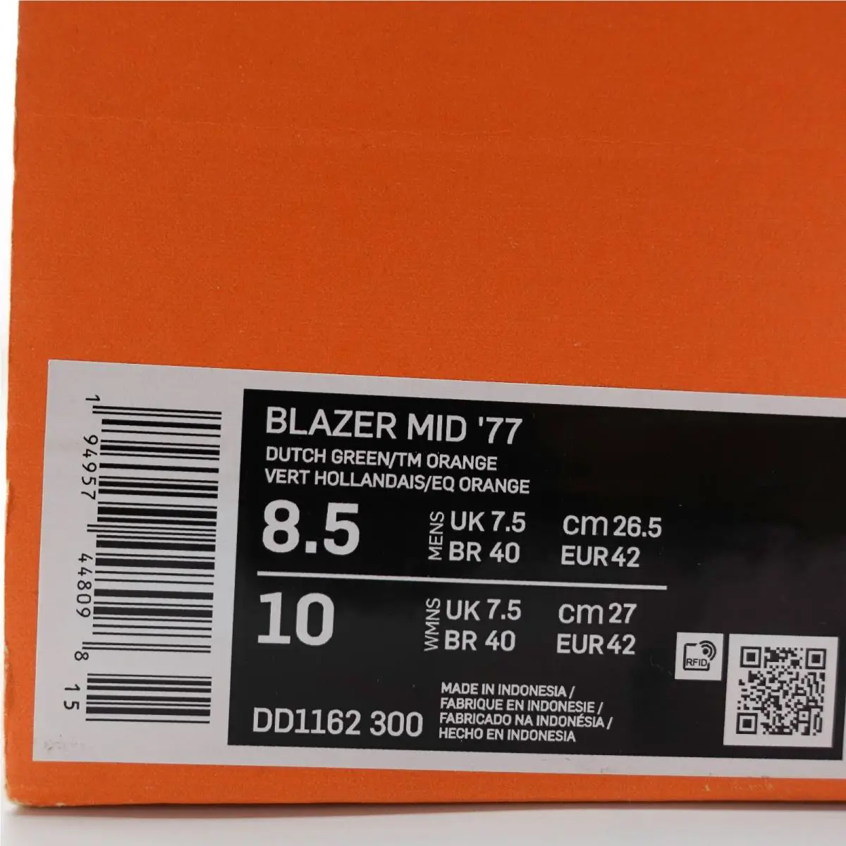 Nike shoes - Nike Blazer 77 - Blazer - DD1162-300 - Green 1