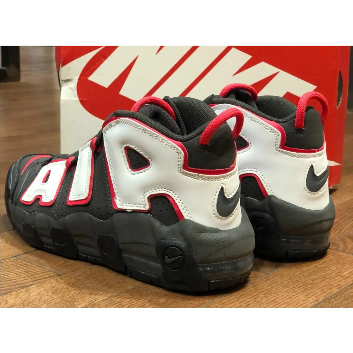 Nike shoes - Nike Air More Uptempo GS - Black 2