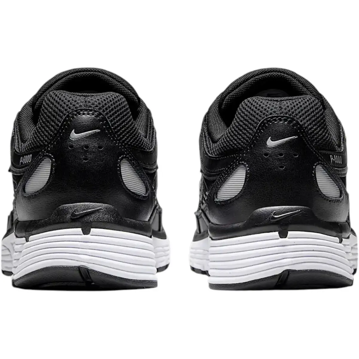 Nike shoes - Nike P-6000 - Black/White/Metallic Silver/Black 6