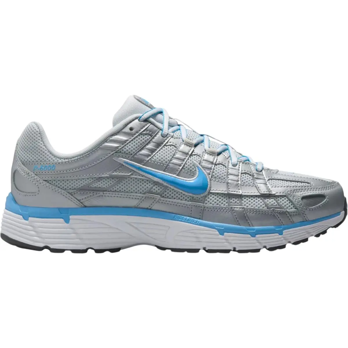 Nike shoes - Nike P-6000 - Black/White/Metallic Silver/Black 19