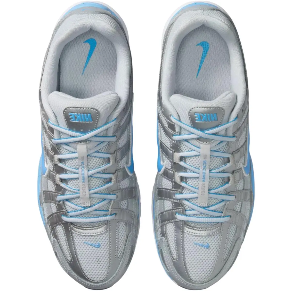 Nike shoes - Nike P-6000 - Black/White/Metallic Silver/Black 22
