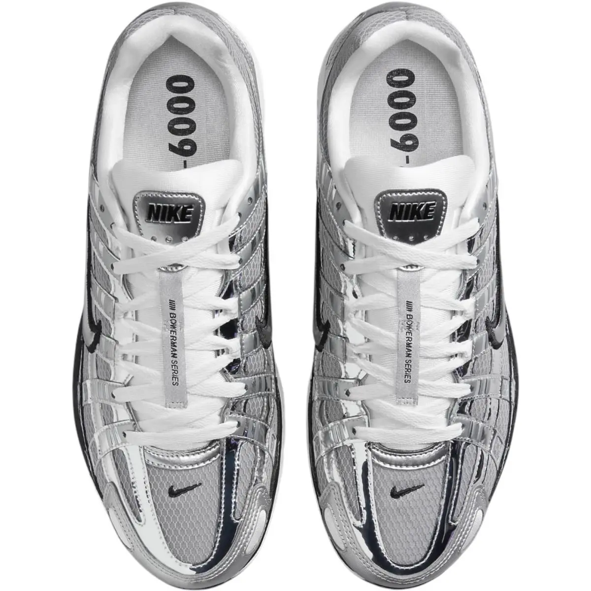 Nike shoes - Nike P-6000 - Black/White/Metallic Silver/Black 17