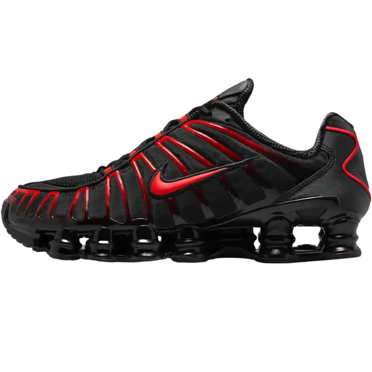 Nike shoes - Nike Shox TL - Shox - White/Metallic Silver/Max Orange/White 61