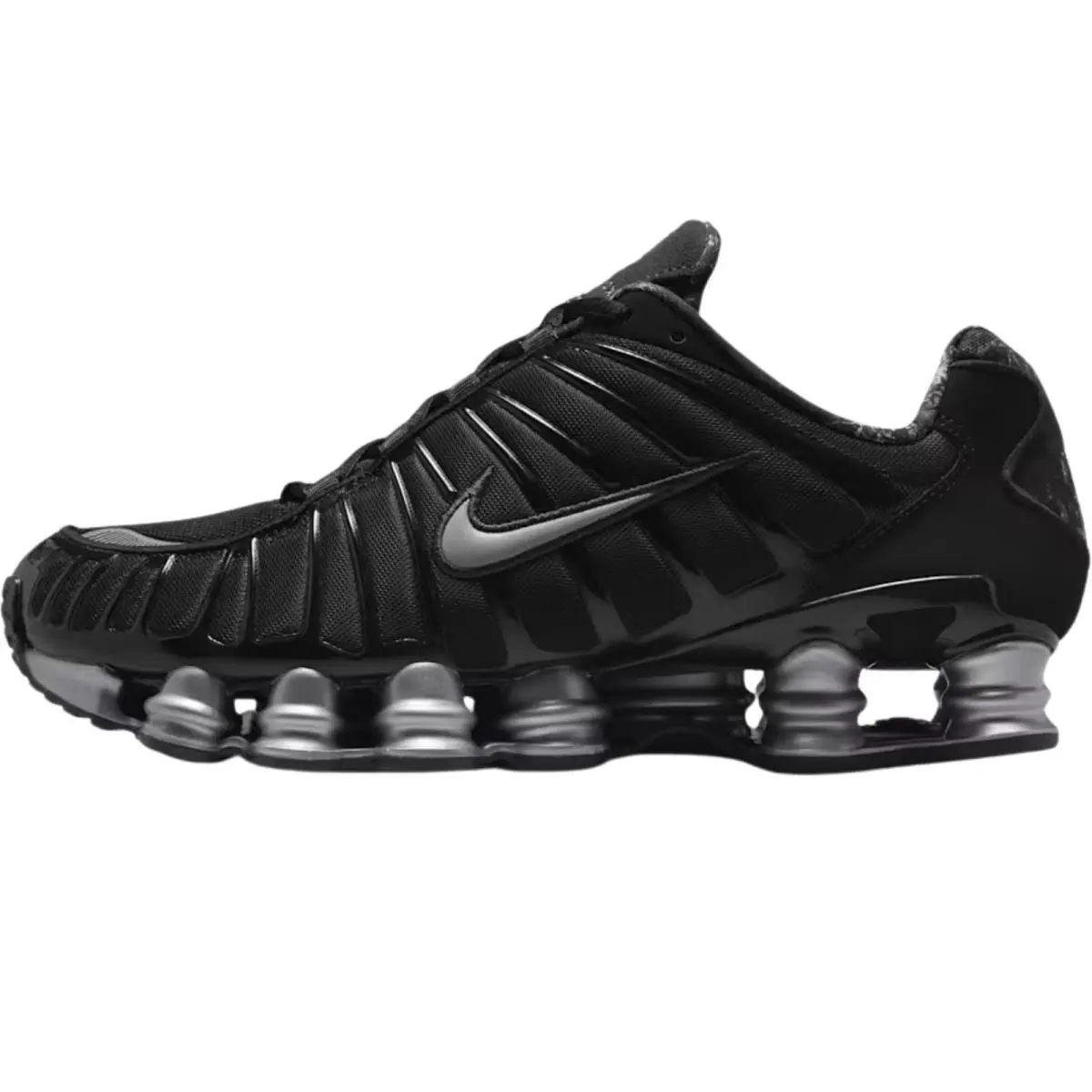 Nike shoes - Nike Shox TL - Shox - White/Metallic Silver/Max Orange/White 56