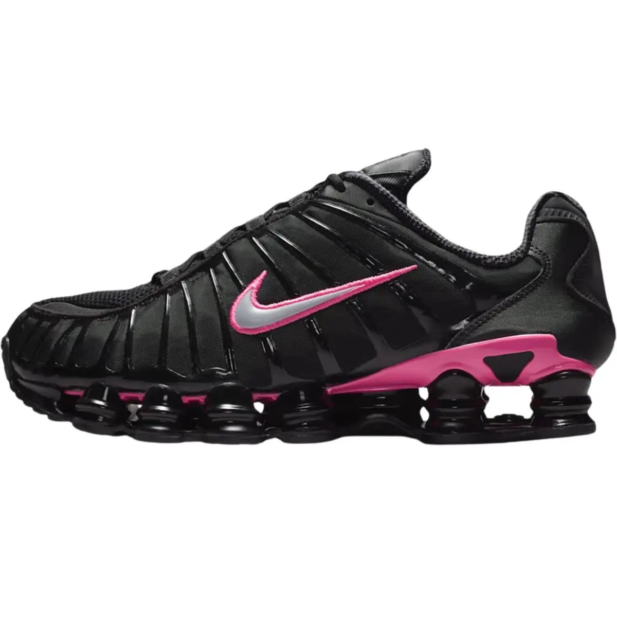 Nike shoes - Nike Shox TL - Shox - White/Metallic Silver/Max Orange/White 30
