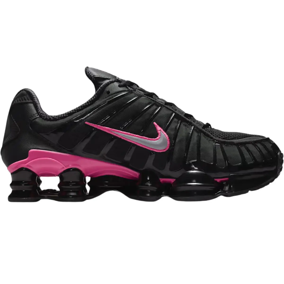 Nike shoes - Nike Shox TL - Shox - White/Metallic Silver/Max Orange/White 34