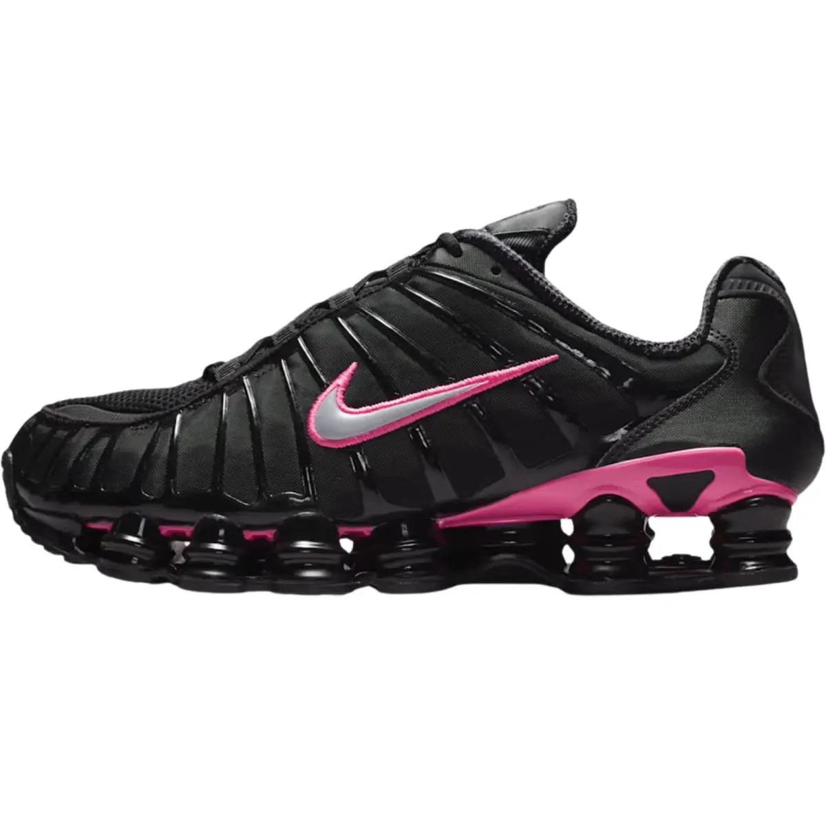 Nike shoes - Nike Shox TL - Shox - White/Metallic Silver/Max Orange/White 35