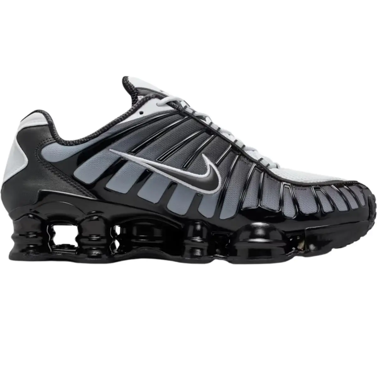 Shox TL Men Sneaker Shoe US Size 7-14 Colors Athletic Casual Black/Pure Platinum/White by Nike