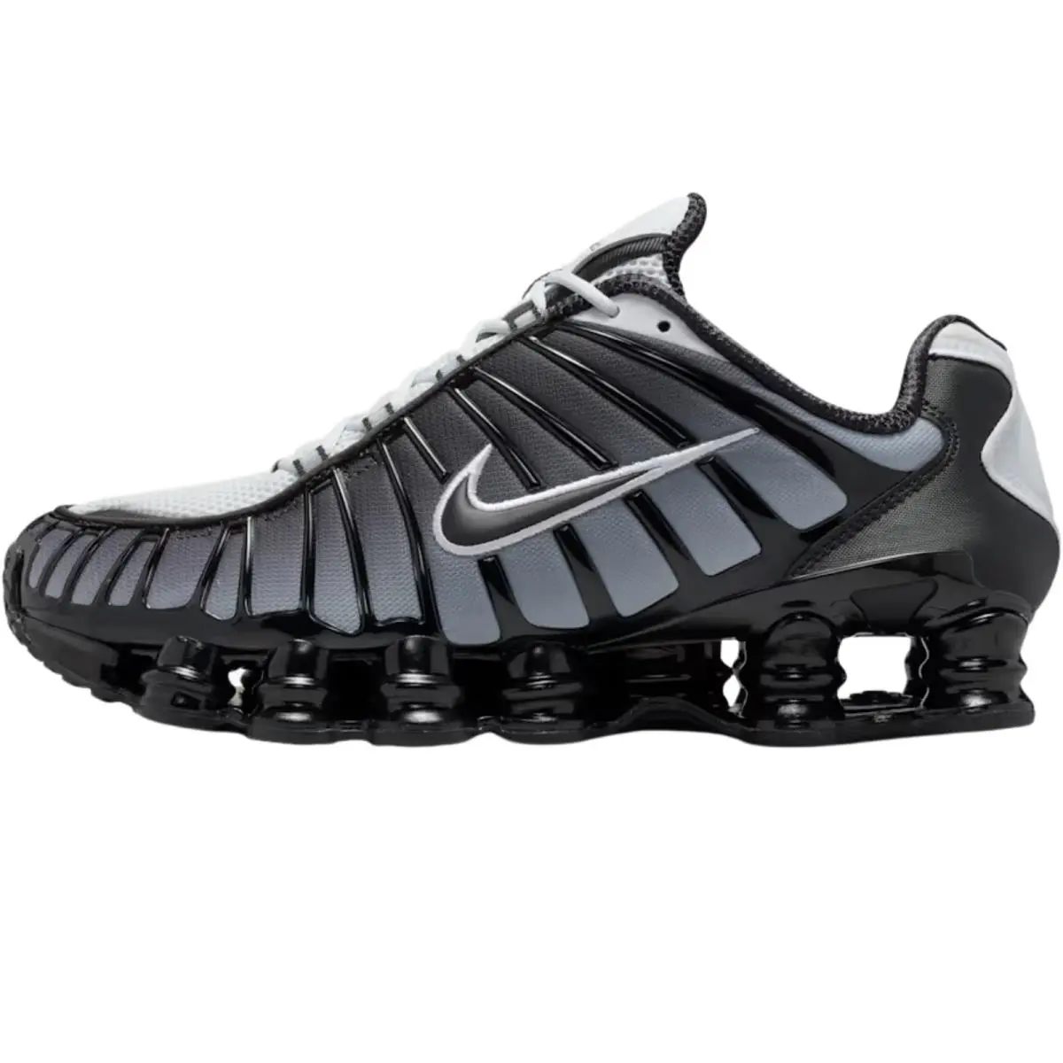 Nike shoes - Nike Shox TL - Shox - White/Metallic Silver/Max Orange/White 51