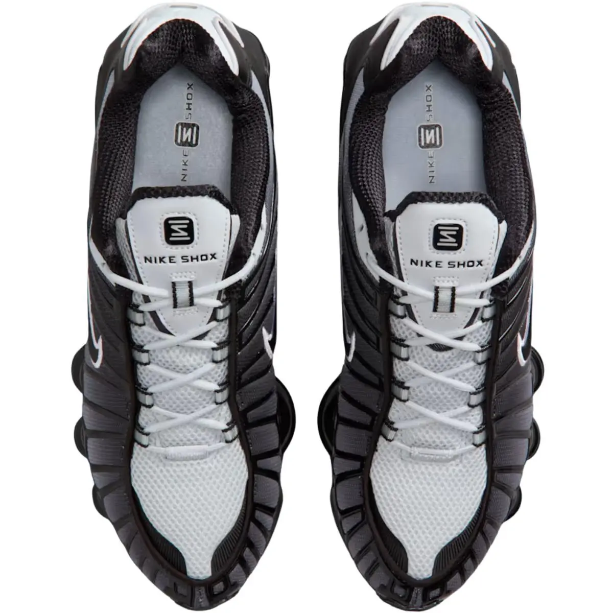 Nike shoes - Nike Shox TL - Shox - White/Metallic Silver/Max Orange/White 53