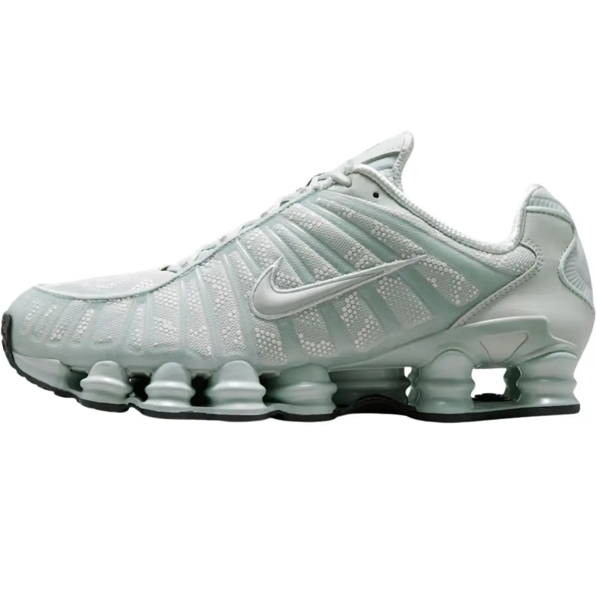 Nike shoes - Nike Shox TL - Shox - White/Metallic Silver/Max Orange/White 30