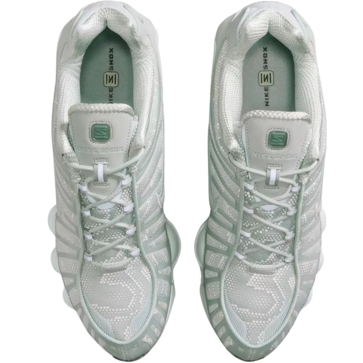 Nike shoes - Nike Shox TL - Shox - White/Metallic Silver/Max Orange/White 32