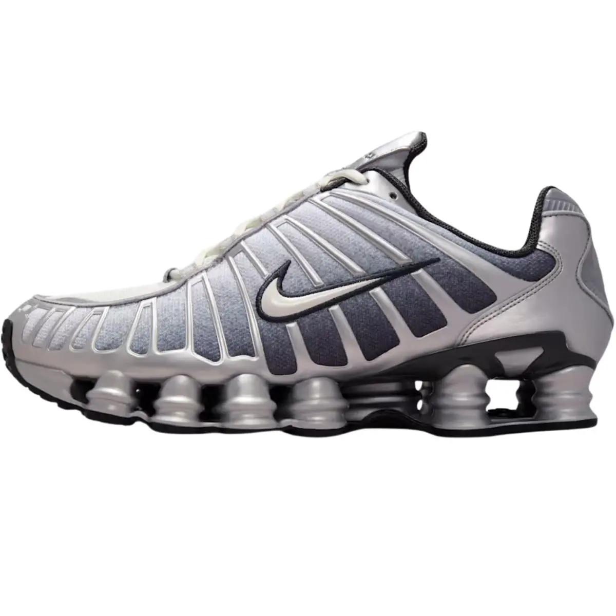 Nike shoes - Nike Shox TL - Shox - White/Metallic Silver/Max Orange/White 20