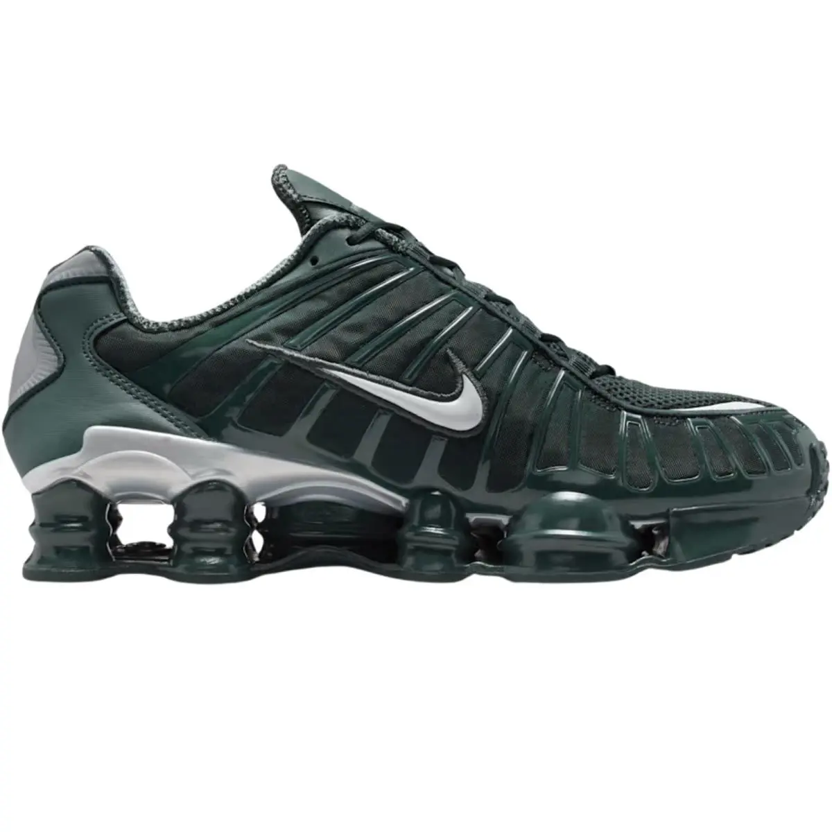 Nike shoes - Nike Shox TL - Shox - White/Metallic Silver/Max Orange/White 29