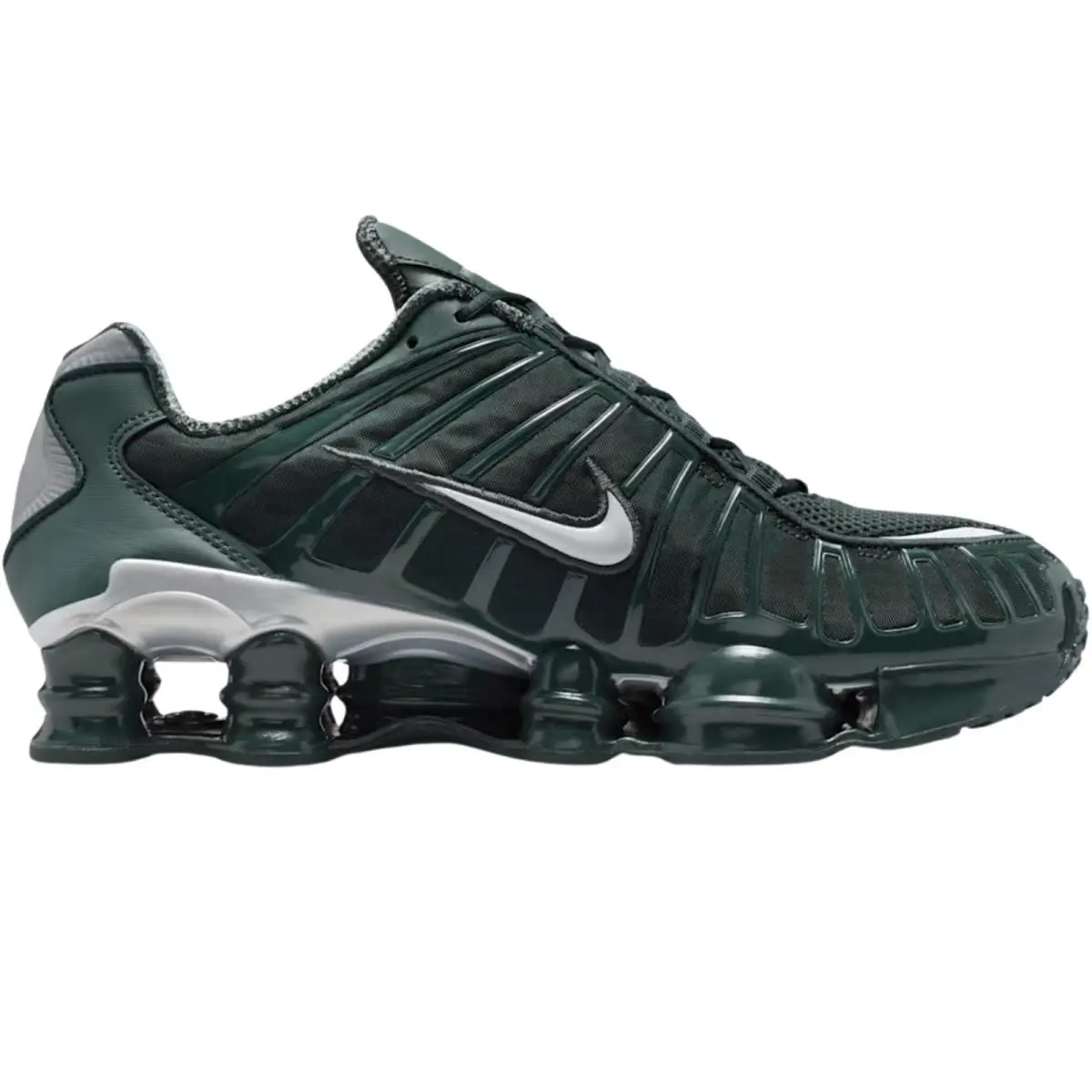 Nike shoes - Nike Shox TL - Shox - White/Metallic Silver/Max Orange/White 34