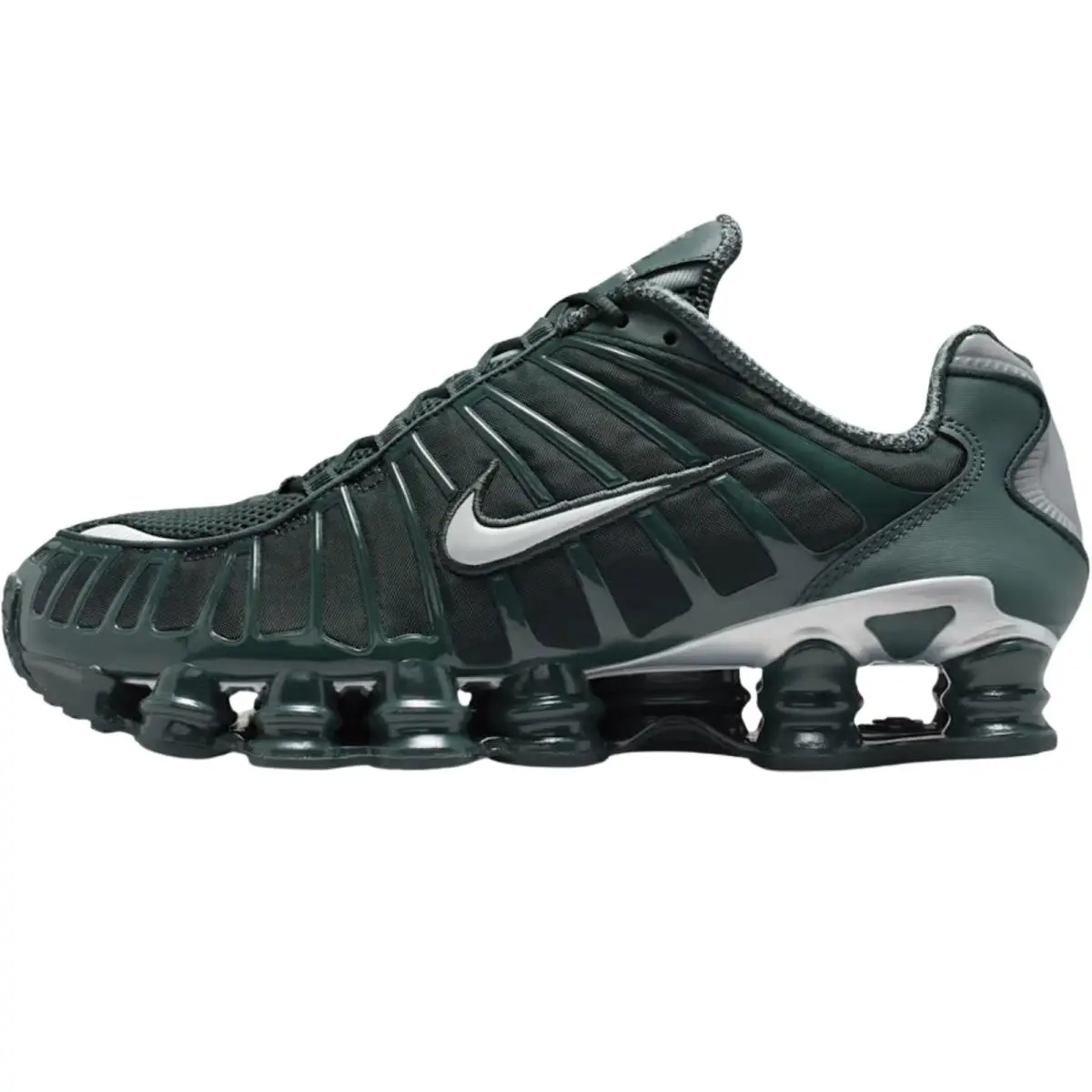 Nike shoes - Nike Shox TL - Shox - White/Metallic Silver/Max Orange/White 35