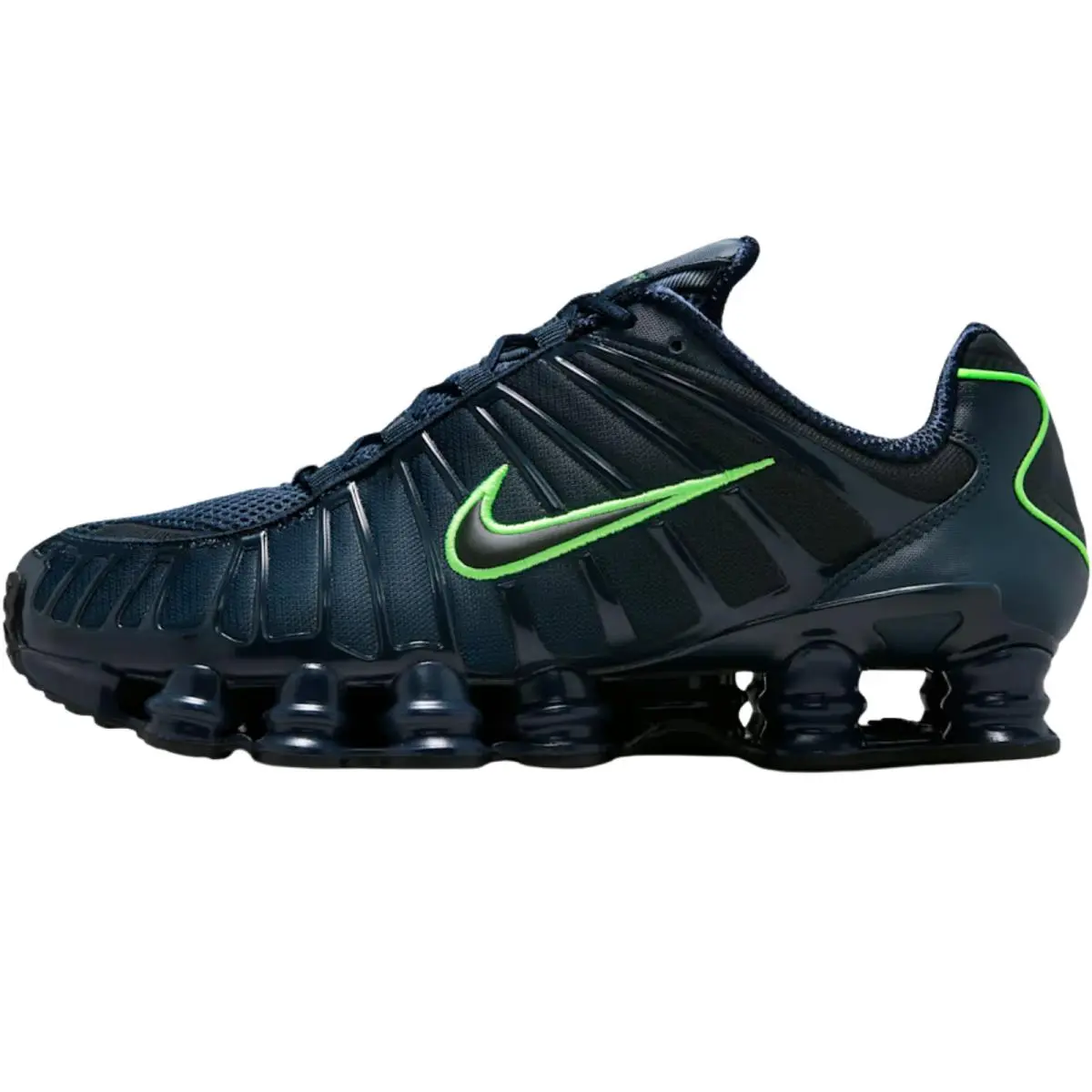 Nike shoes - Nike Shox TL - Shox - White/Metallic Silver/Max Orange/White 15