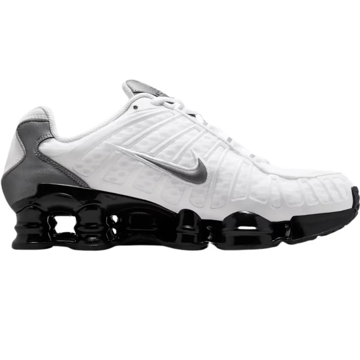 Shox TL Men Sneaker Shoe US Size 7-14 Colors Athletic Casual White/Black/Cool Grey/Metallic Cool Grey by Nike