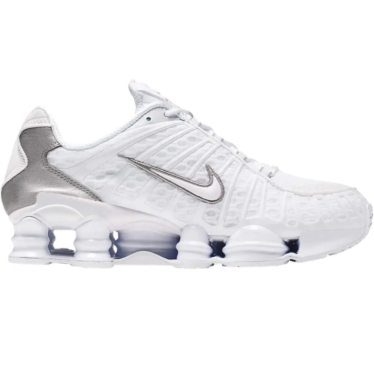 Nike shoes - Nike Shox TL - Shox - White/Metallic Silver/Max Orange/White 4