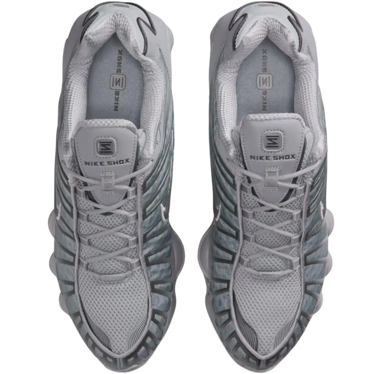 Nike shoes - Nike Shox TL - Shox - White/Metallic Silver/Max Orange/White 17