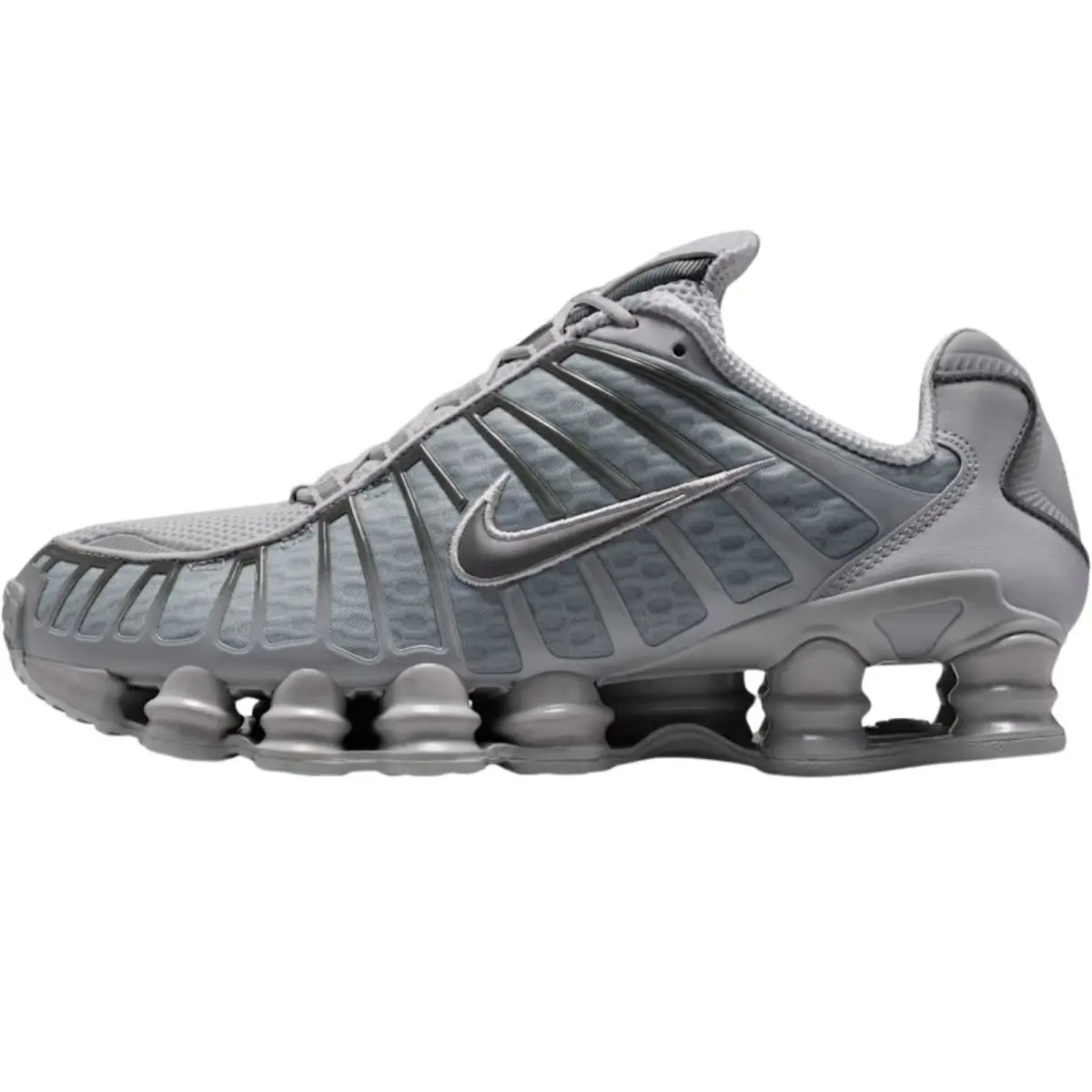Nike shoes - Nike Shox TL - Shox - White/Metallic Silver/Max Orange/White 20