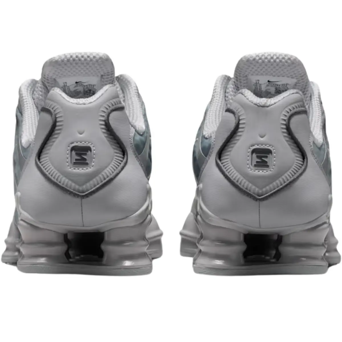 Nike shoes - Nike Shox TL - Shox - White/Metallic Silver/Max Orange/White 21