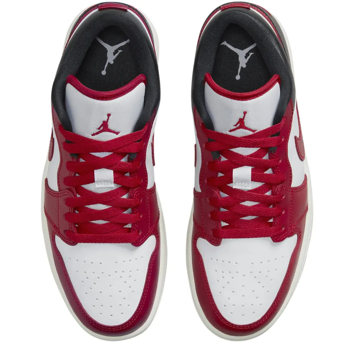 Nike shoes - Air Jordan 1 Low - Air Low - White/Black/Sail/Gym Red 2