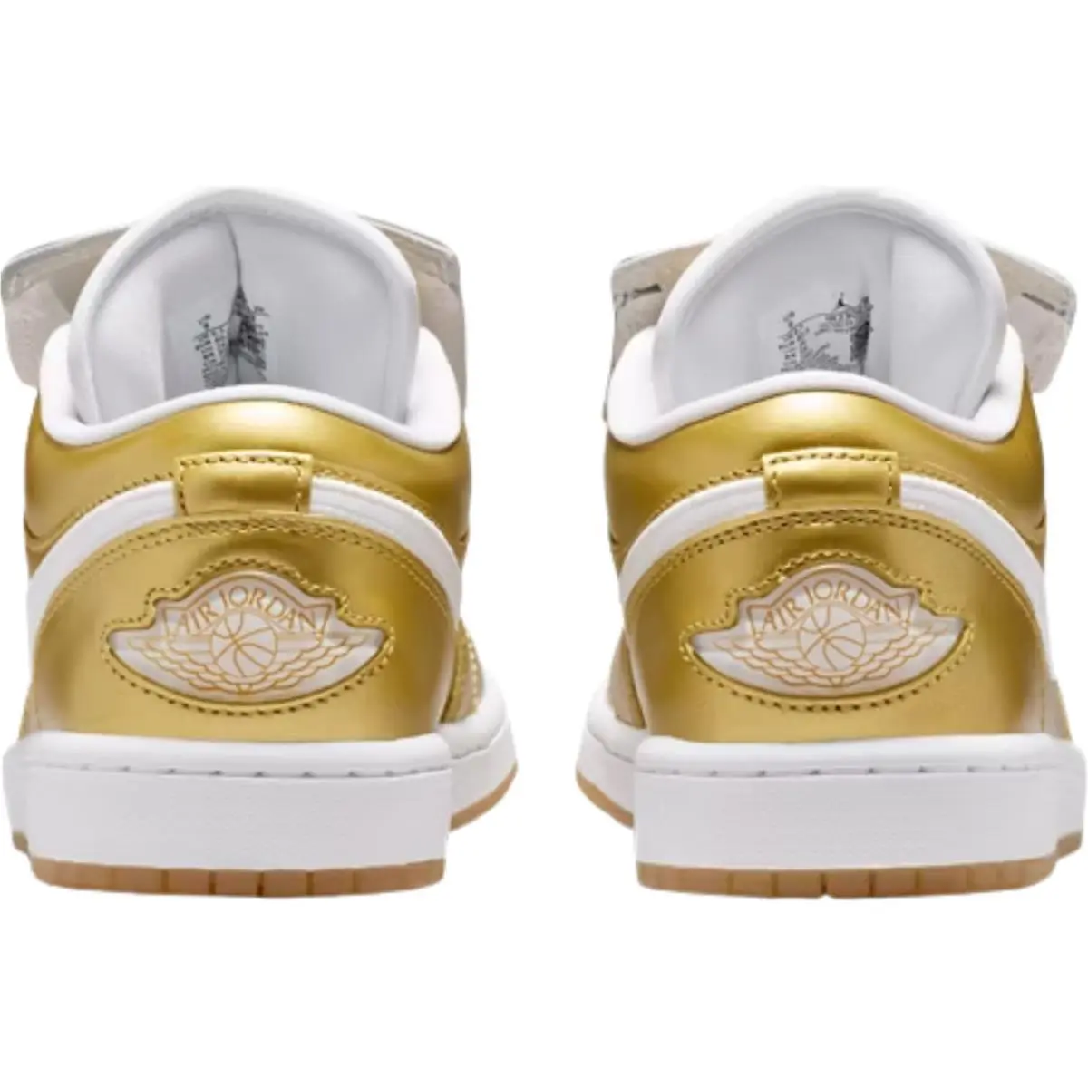 Nike shoes - Nike Air Jordan 1 Low Retro - White/White/Black 73