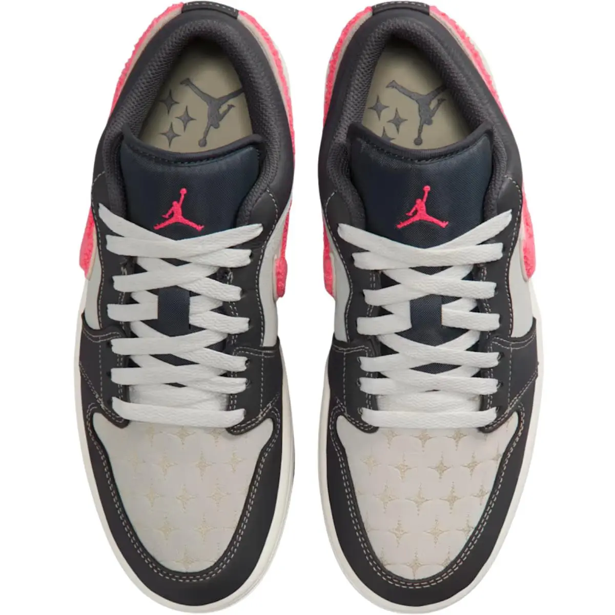 Nike shoes - Nike Air Jordan 1 Low Retro - White/Black/Sail/Gym Red 52