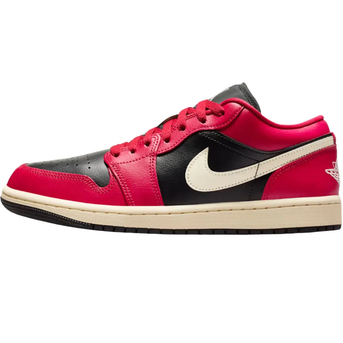 Nike shoes - Nike Air Jordan 1 Low Retro - White/Black/Sail/Gym Red 25
