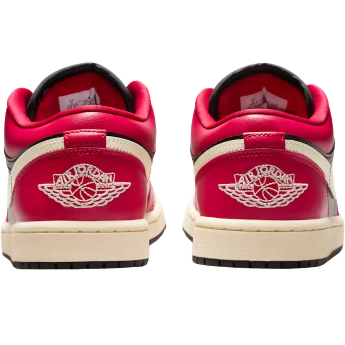 Nike shoes - Nike Air Jordan 1 Low Retro - White/Black/Sail/Gym Red 26