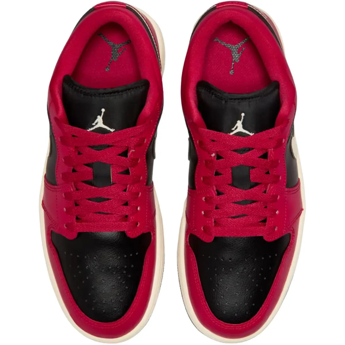Nike shoes - Nike Air Jordan 1 Low Retro - White/Black/Sail/Gym Red 27